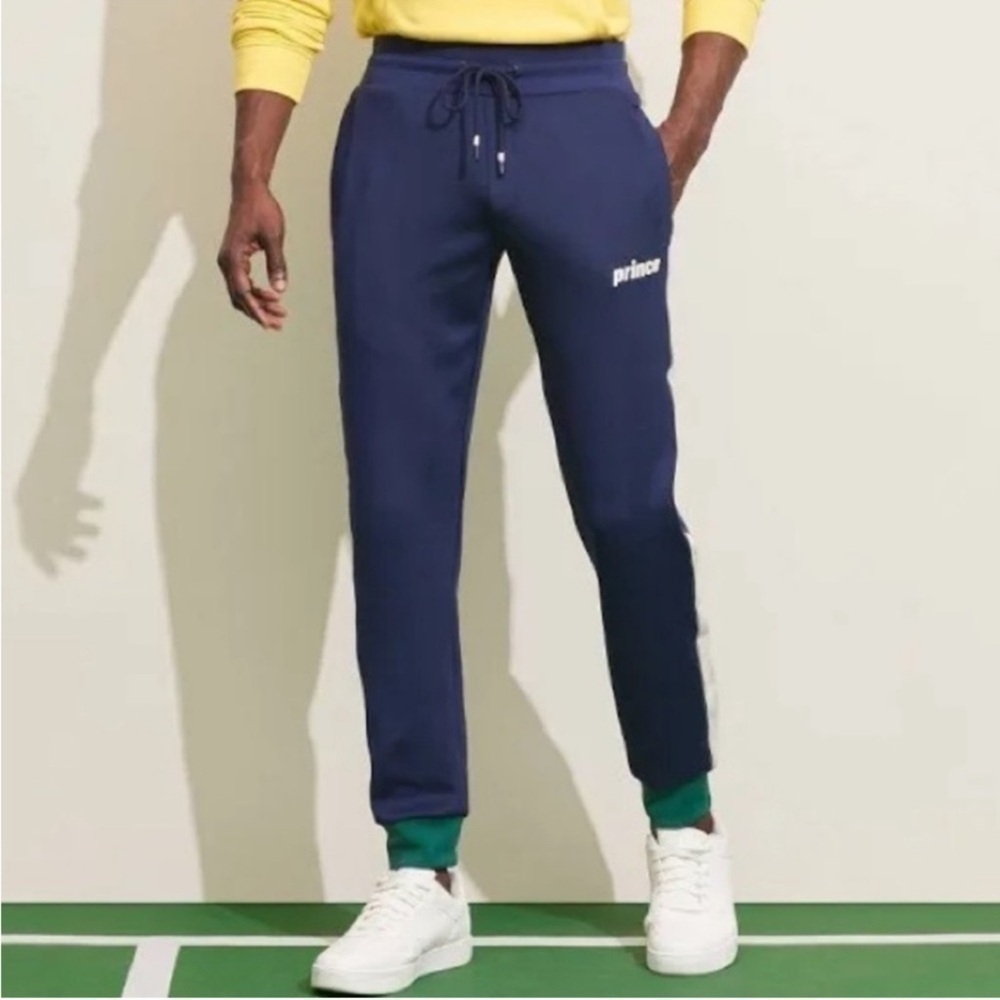 Prince Pickleball Preppy Navy Men's Warm Up Joggers Track Pants Size XXL Nwt - Picture 8 of 10